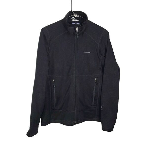 Patagonia Jackets & Blazers - Patagonia Women’s R Series Polartec Black Prologis Logo Full Zip Fleece Jacket